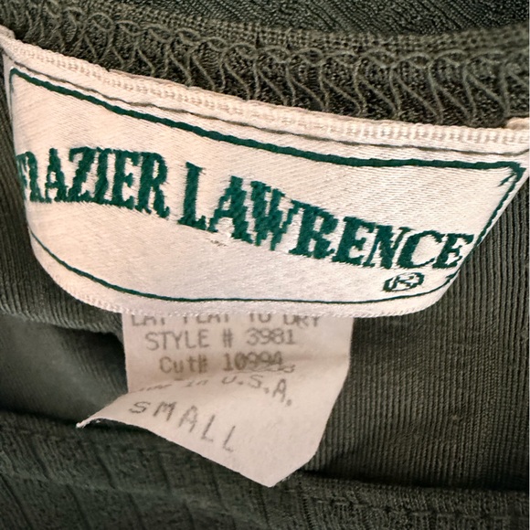 Frazier Lawrence Olive Long Sleeve Ribbed Top - Picture 3 of 3